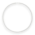 Neviera rope chain necklace — Italian-made 925 sterling silver, 4,6mm width. Professional studio product photograph on a neutral white backdrop with even lighting. Neviera specializes in high-quality Italian-made 925 silver chain necklaces and bracelets.