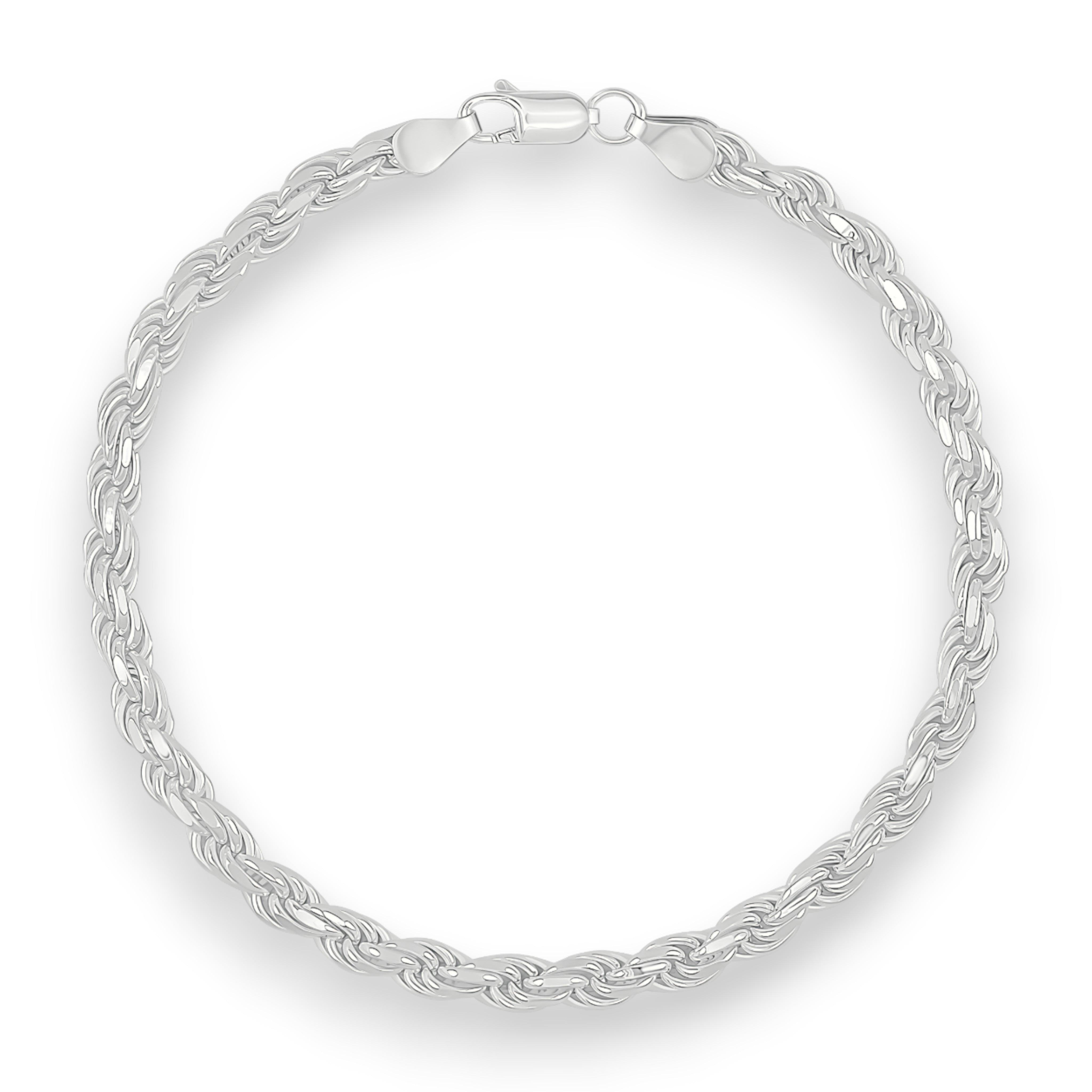 Rope Chain Bracelet – 925 Sterling Silver – NEVIERA
